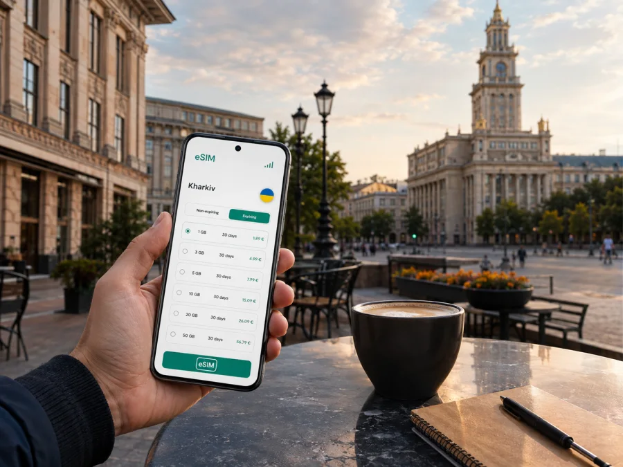Kharkiv eSIM: Mobile Internet for Your Trip