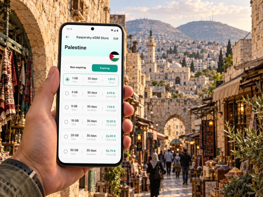 Nablus eSIM: Mobile Internet for Your Trip