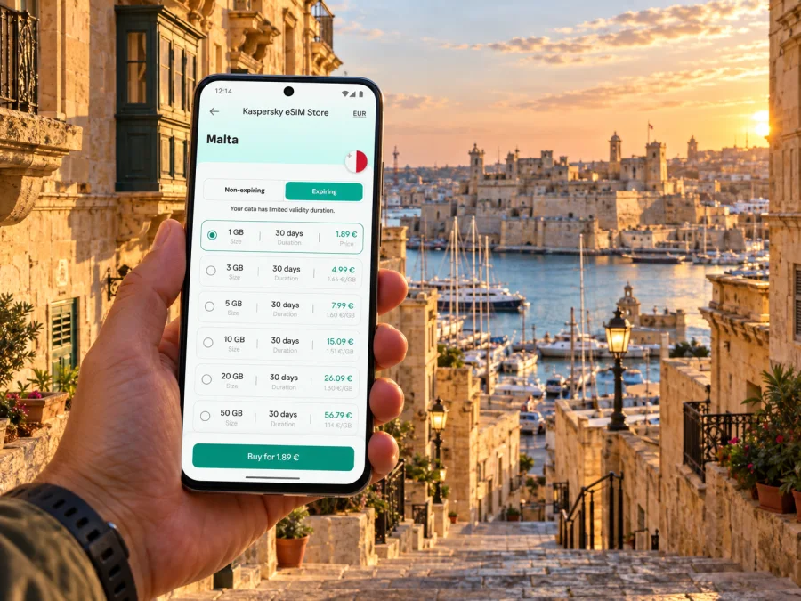 Birgu eSIM: Mobile Internet in Malta