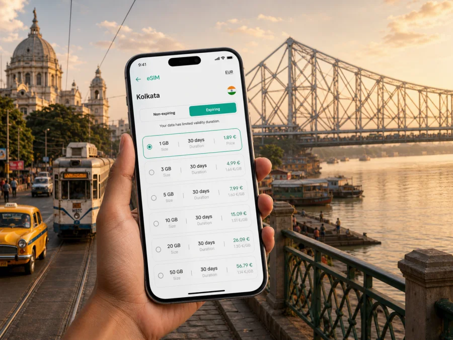 Kolkata eSIM Guide for Mobile Internet