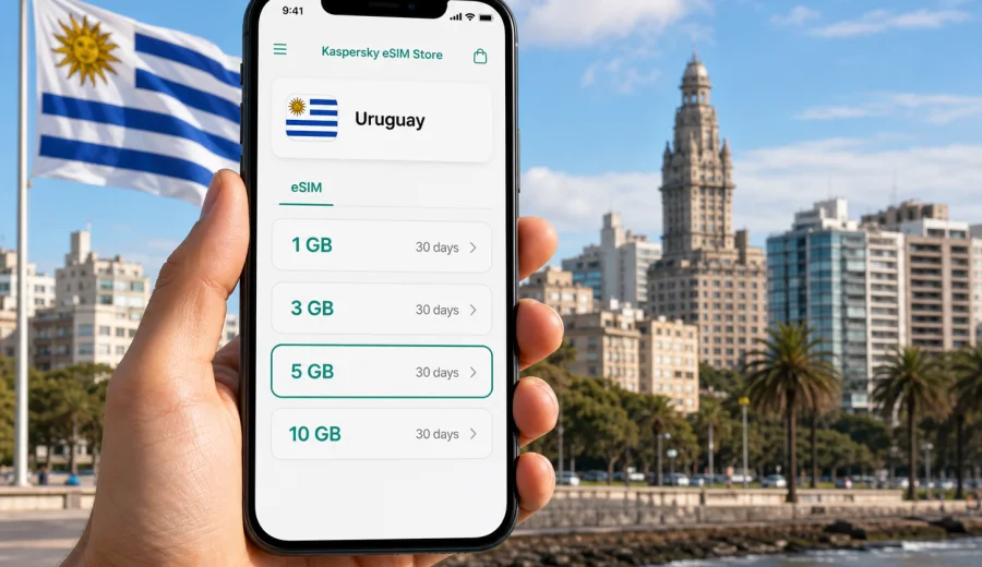eSIM for Uruguay: mobile connection and internet