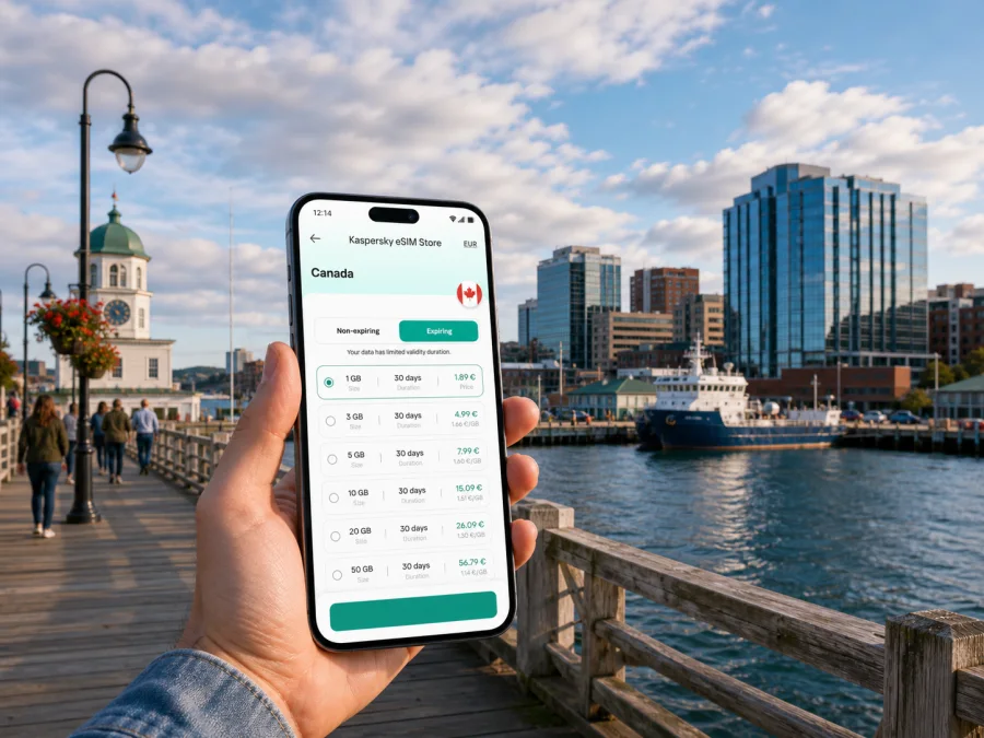 Halifax eSIM for Mobile Internet in Canada