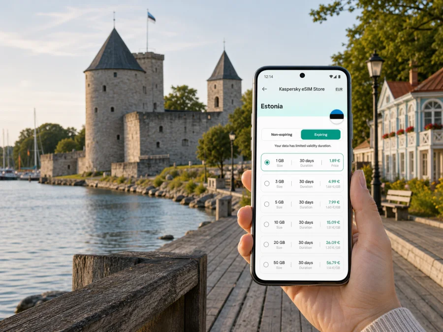 Haapsalu eSIM: mobile internet in Estonia