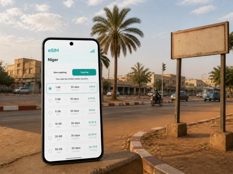 Dosso eSIM: mobile connection and internet in Niger