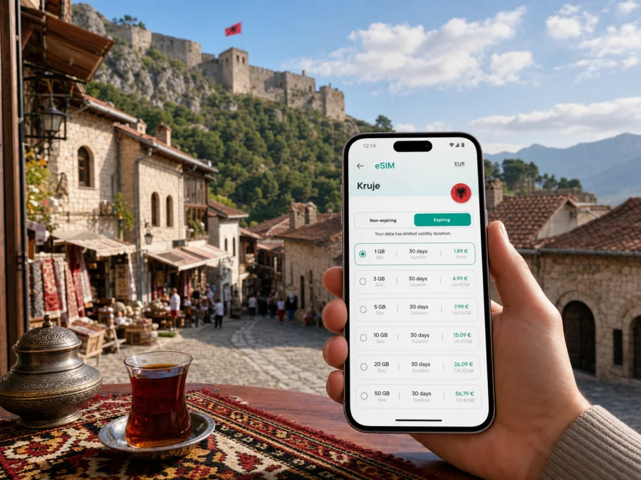 Kruje eSIM: Mobile Internet for Travelers