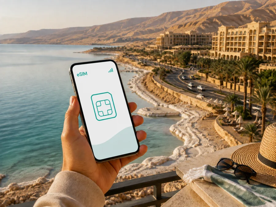 Sweimeh eSIM: Mobile Internet for Jordan Trips