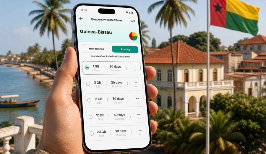 Guinea-Bissau eSIM: mobile connection and internet