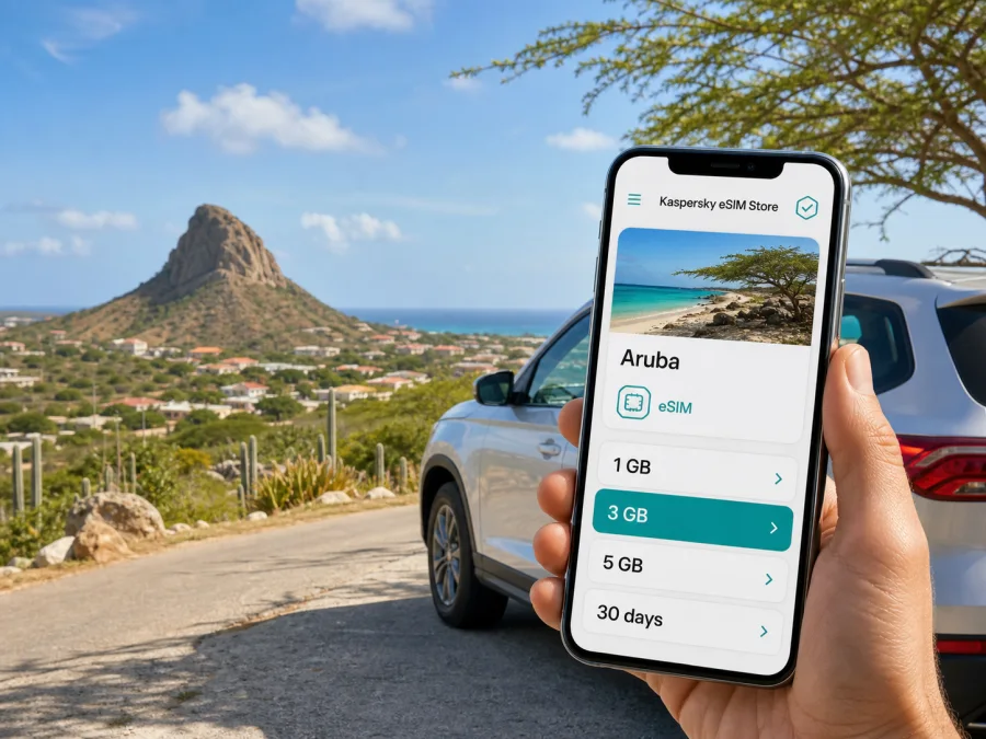 Paradera eSIM for Aruba Travel Internet