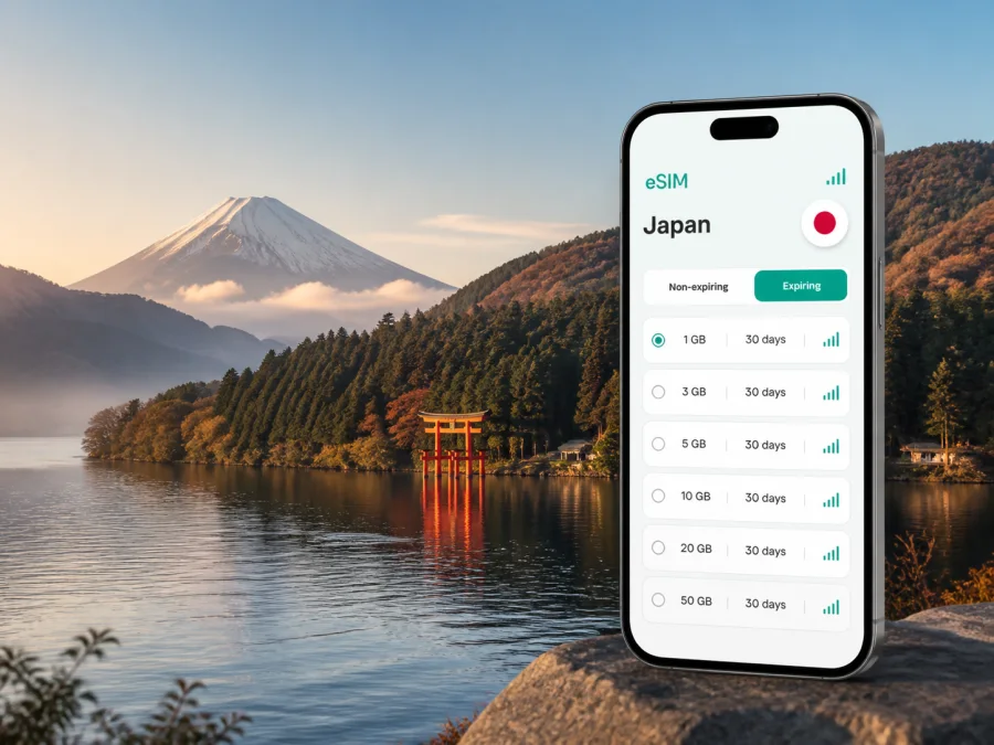 Hakone eSIM: Internet and Mobile Connection