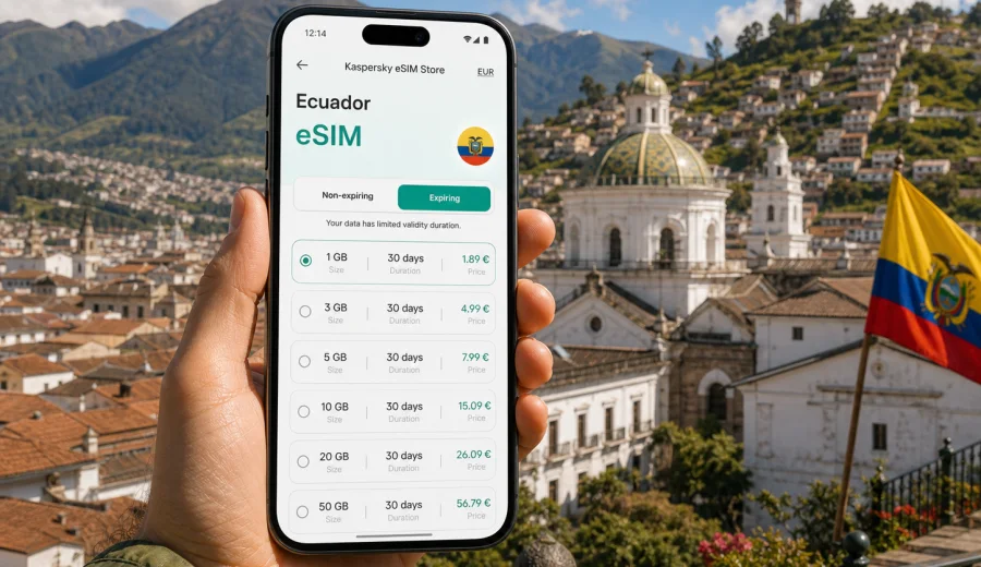 Ecuador eSIM: mobile internet travel guide