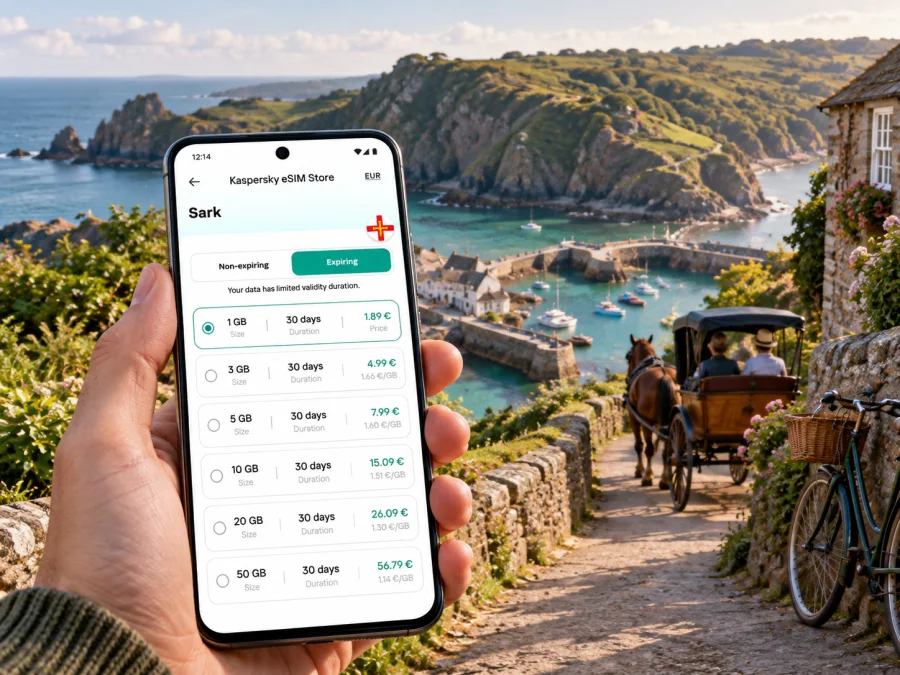 Sark eSIM: Mobile Internet for Island Travel