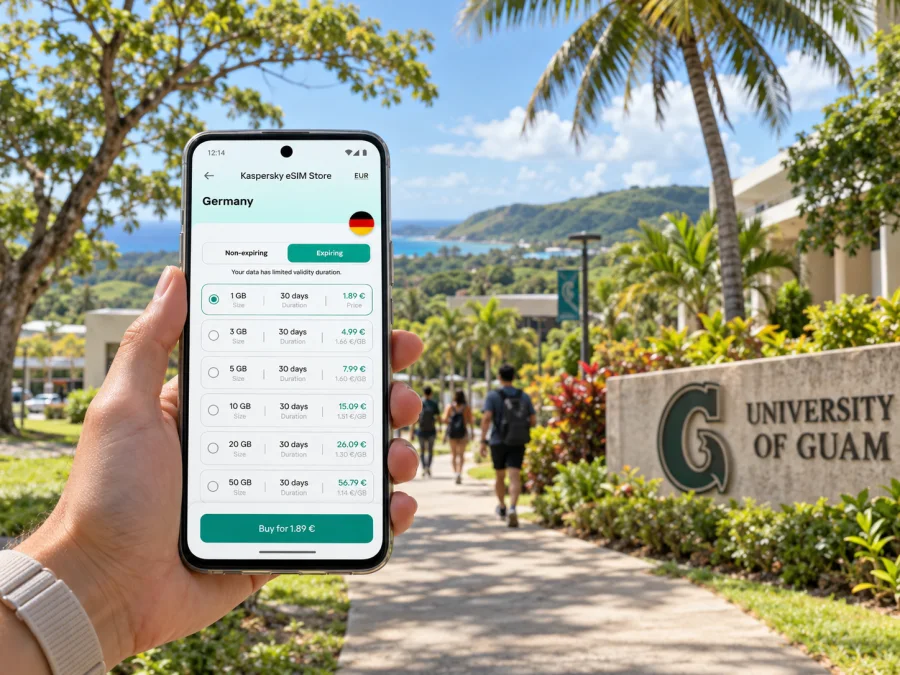 Mangilao eSIM: Mobile Internet for Guam Travel
