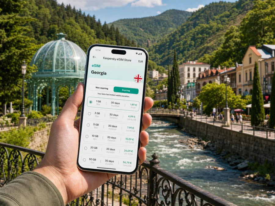 Borjomi eSIM: Mobile Internet for Your Trip