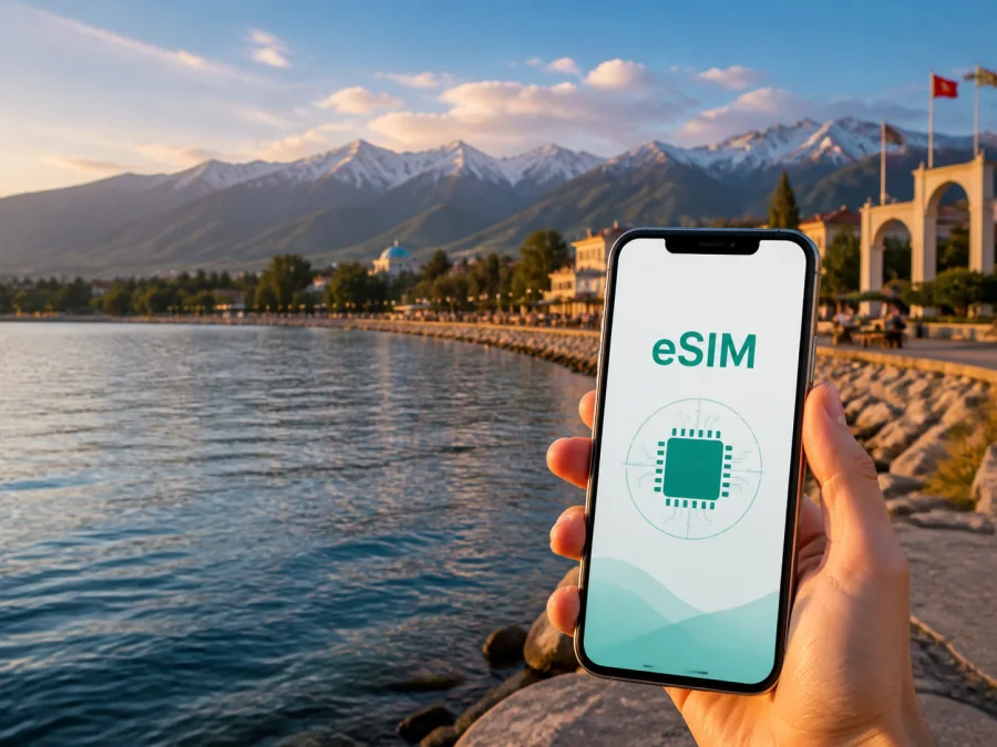 Cholpon-Ata eSIM: Mobile Internet for Your Trip