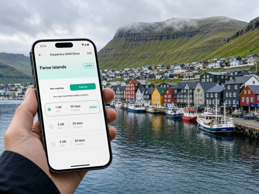 Klaksvik eSIM for mobile internet