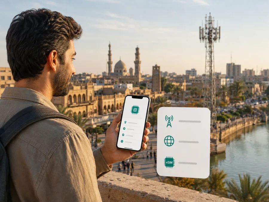 Itisaluna eSIM in Iraq: what travelers should check