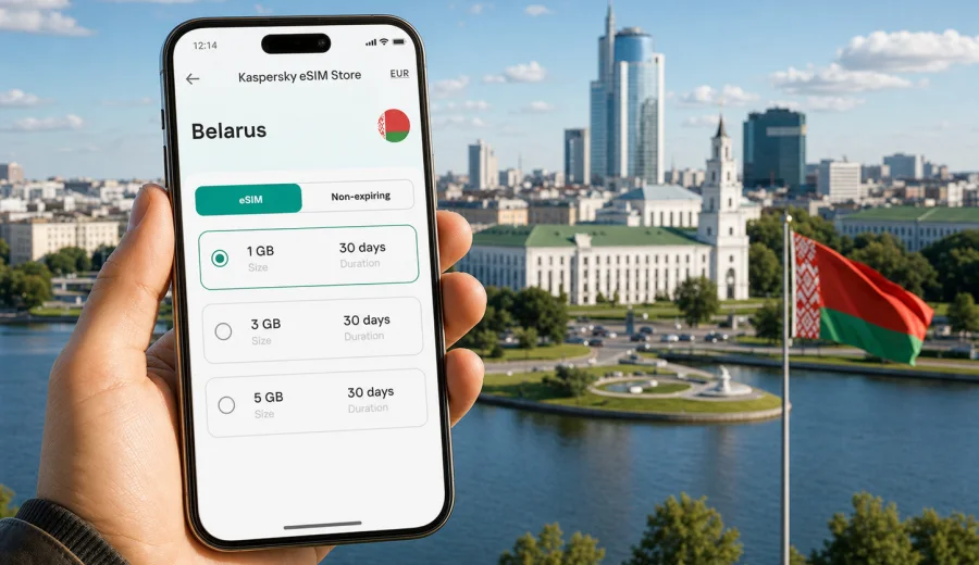 Belarus eSIM: mobile internet for travel