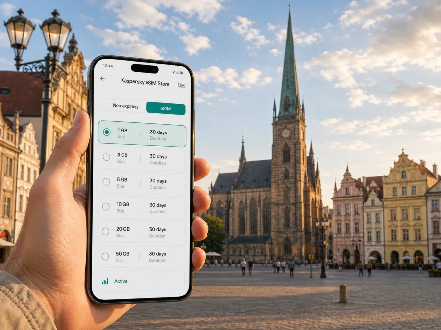 Plzen eSIM for Mobile Internet