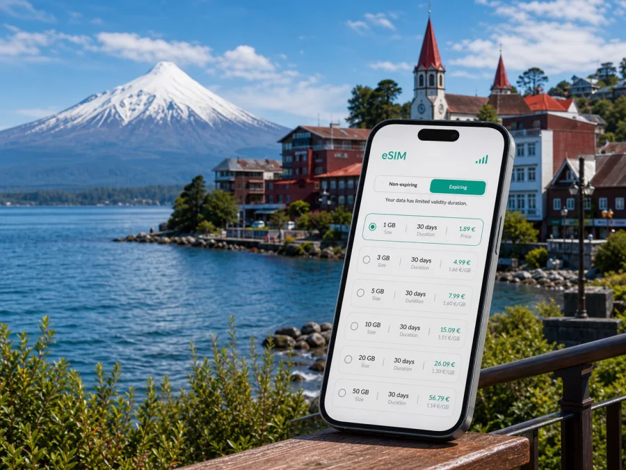 Puerto Varas eSIM for Mobile Internet