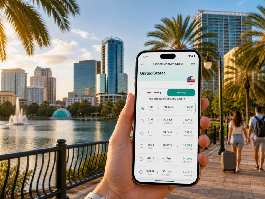 Orlando eSIM for mobile internet