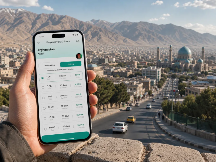 Kabul eSIM for mobile internet