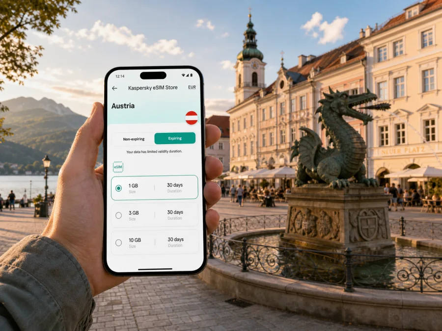 Klagenfurt eSIM for Mobile Internet