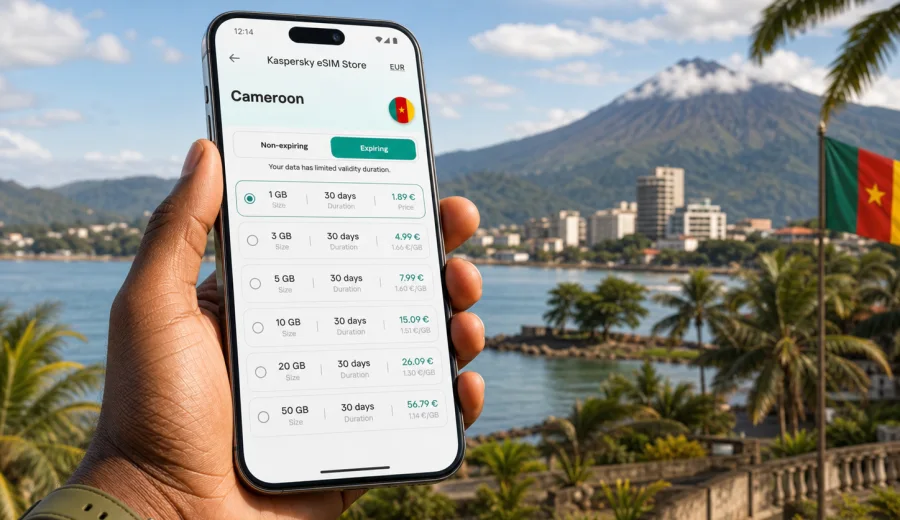 eSIM for Cameroon: mobile internet guide
