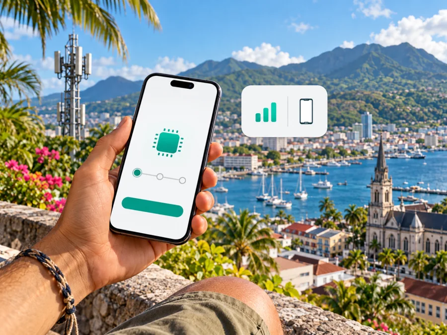 SFR Caraïbe eSIM in Martinique: what to check