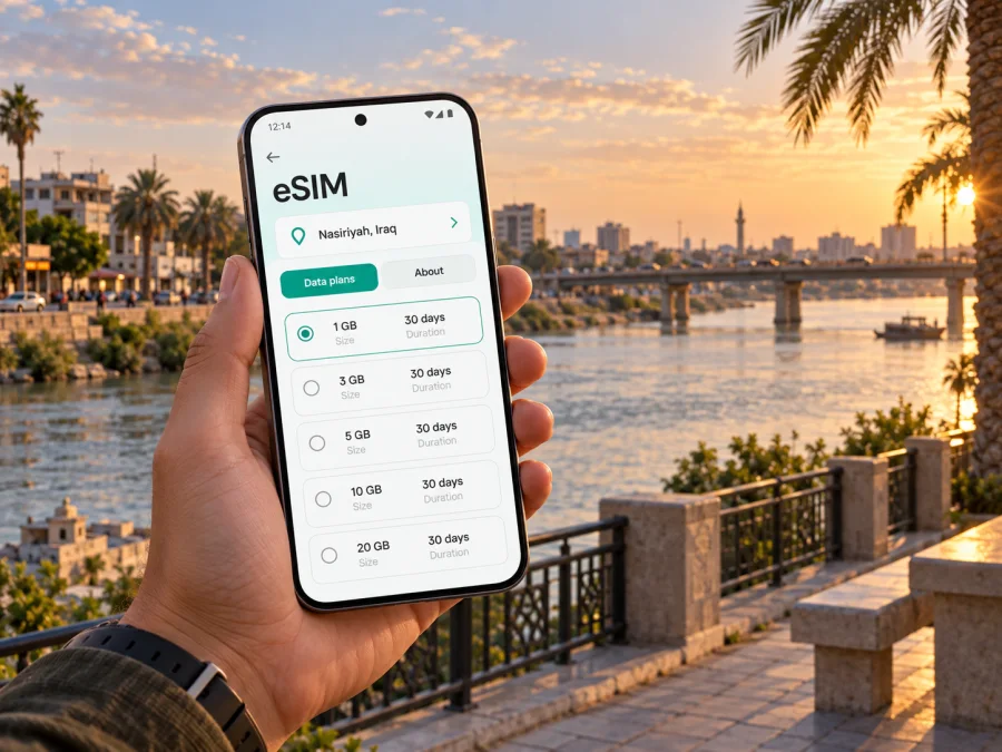 Nasiriyah eSIM: Mobile Internet for Your Trip