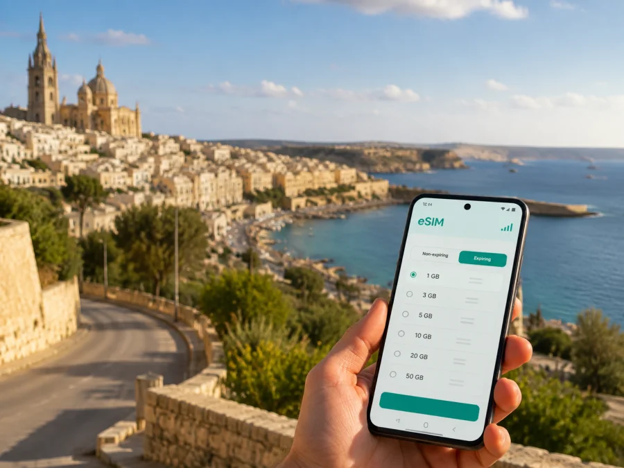 Mellieha eSIM: Mobile Connection and Internet Guide