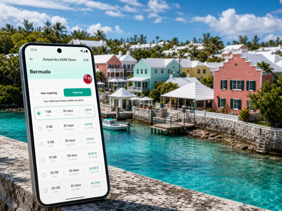 Somerset Village eSIM for Bermuda travel