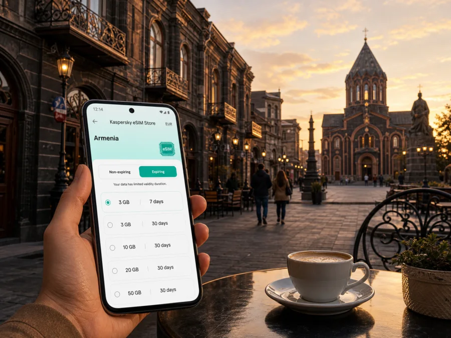 Gyumri eSIM for mobile internet in Armenia