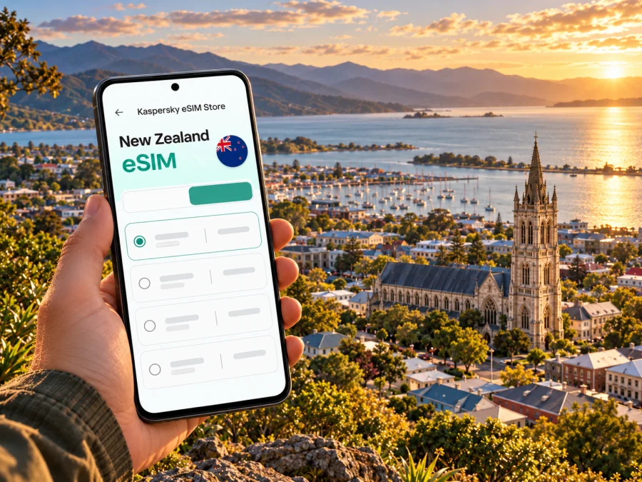 Nelson eSIM: Mobile Internet in New Zealand