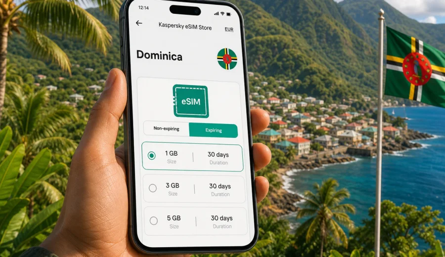 eSIM for Dominica: mobile internet guide
