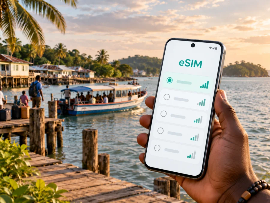 Bonthe eSIM: Mobile Internet for Sierra Leone Travel