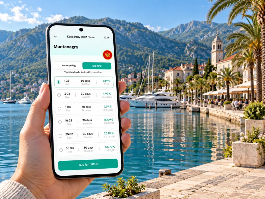 Tivat eSIM: Mobile Internet in Montenegro