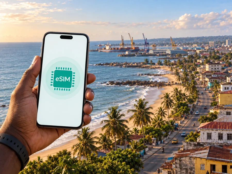 Buchanan eSIM: Mobile Internet for Liberia Trips