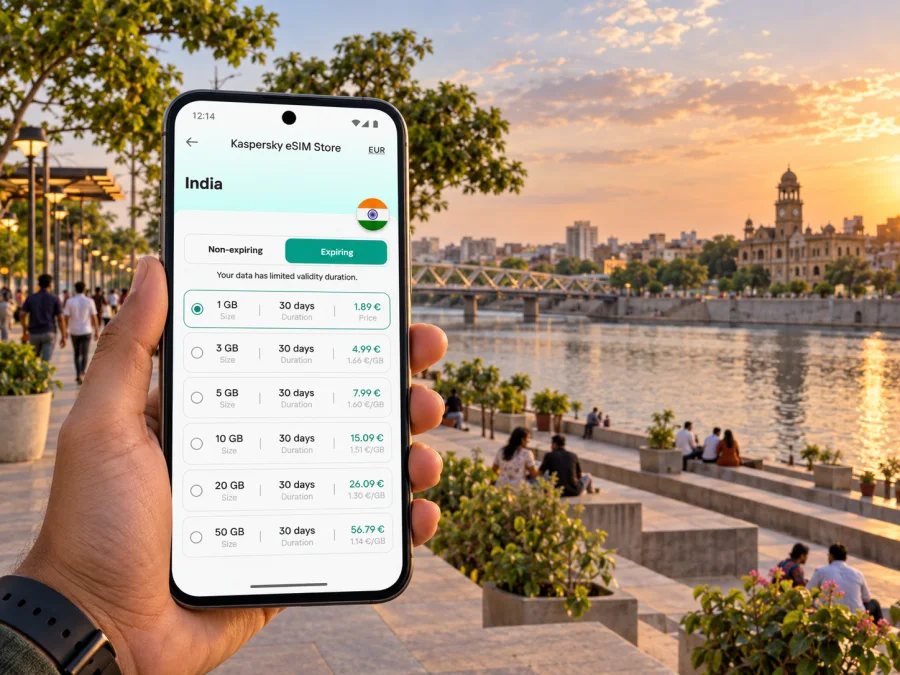 Ahmedabad eSIM for Mobile Internet and City Travel