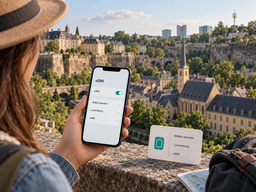 Luxembourg Online eSIM in Luxembourg: setup guide