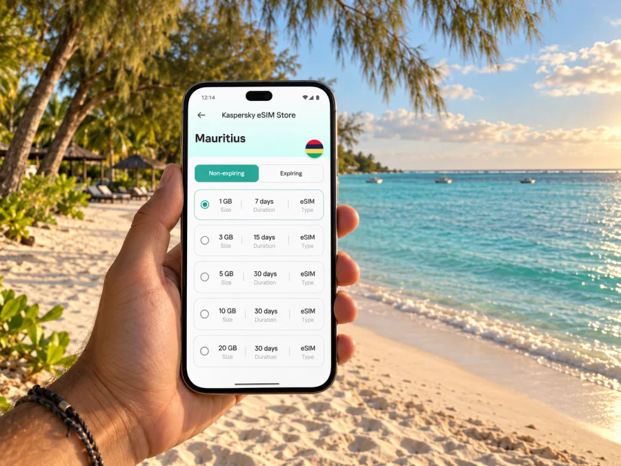 Trou aux Biches eSIM: Mobile Internet in Mauritius