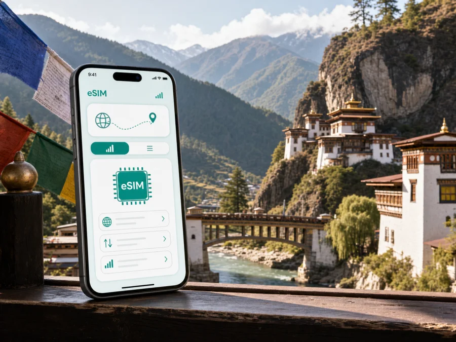 Paro eSIM: Mobile Internet for Bhutan Travel