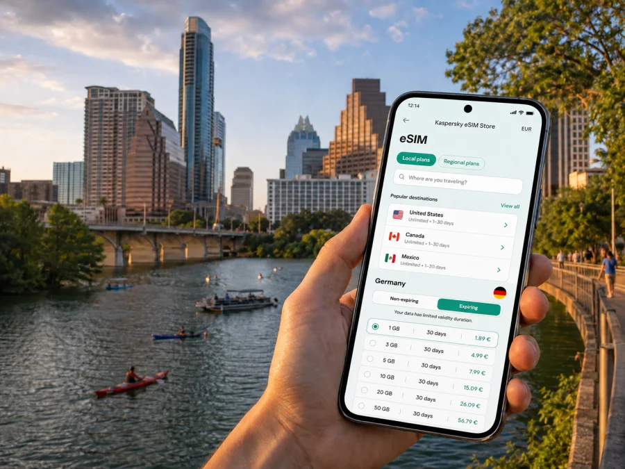Austin eSIM: Mobile Internet for Your Trip