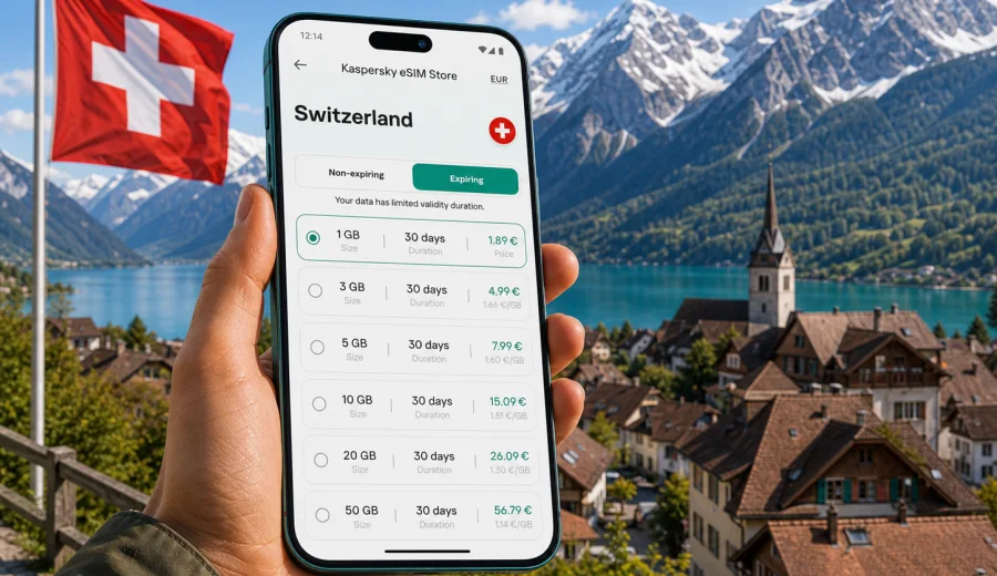 Switzerland eSIM: mobile internet guide