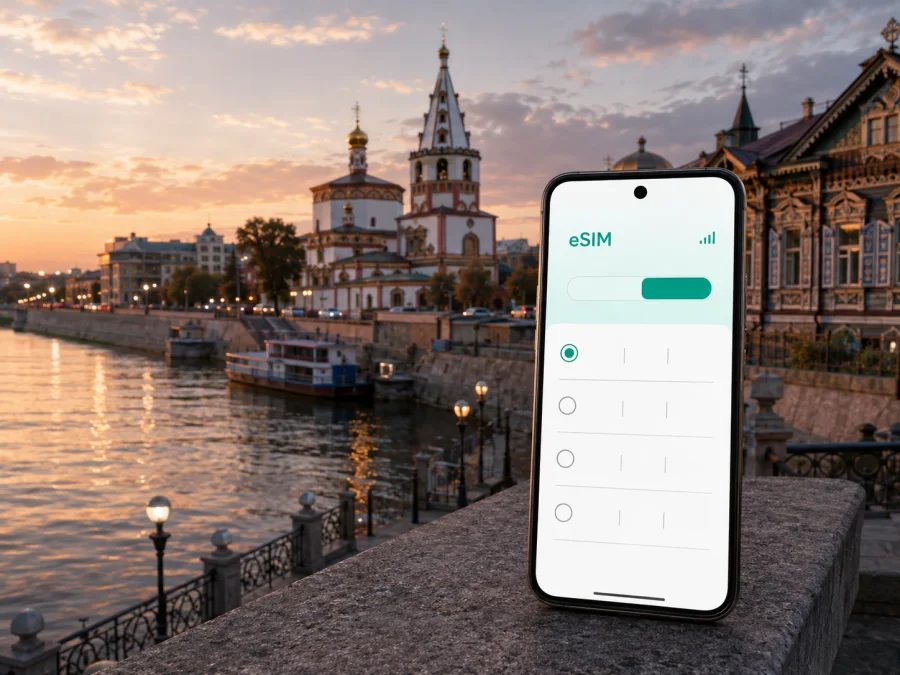 Irkutsk eSIM: Mobile Internet Travel Guide