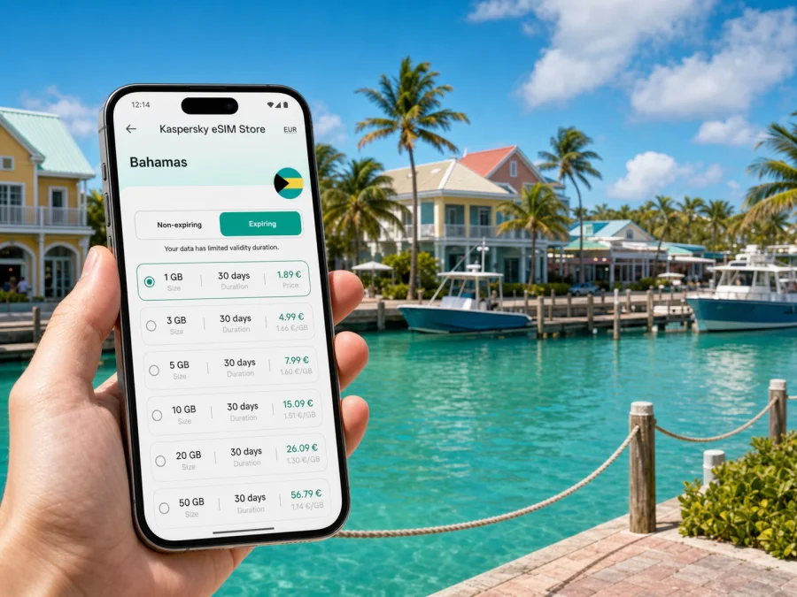 Freeport eSIM for Bahamas travel