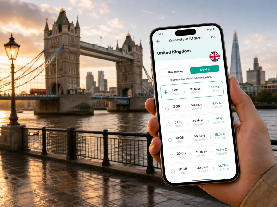 London eSIM: mobile internet for your trip