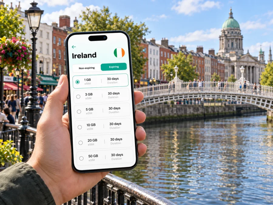 Dublin eSIM: Mobile Internet and City Travel Guide