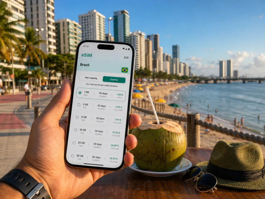 Recife eSIM: mobile internet for your trip