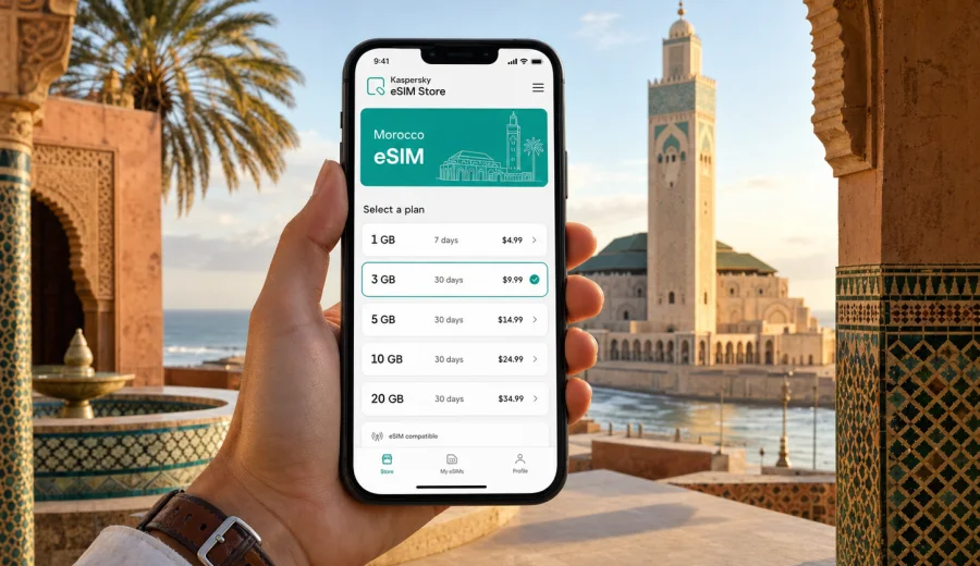 Morocco eSIM: mobile connection and internet