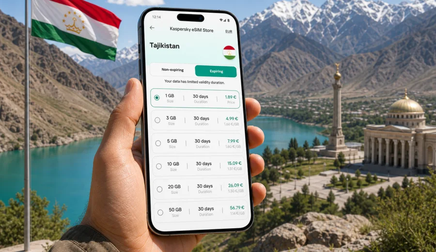 eSIM for Tajikistan: mobile internet guide